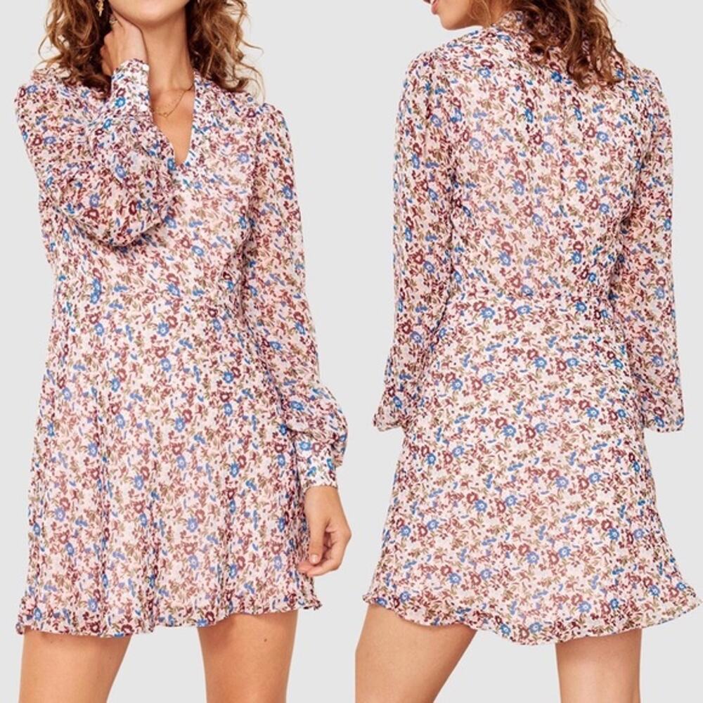The East Order Stunning Sophie Mini Floral Dress Women's S NWT MSRP $169